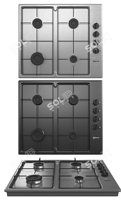 Neff Kitchen Appliance Set 3D model image 4