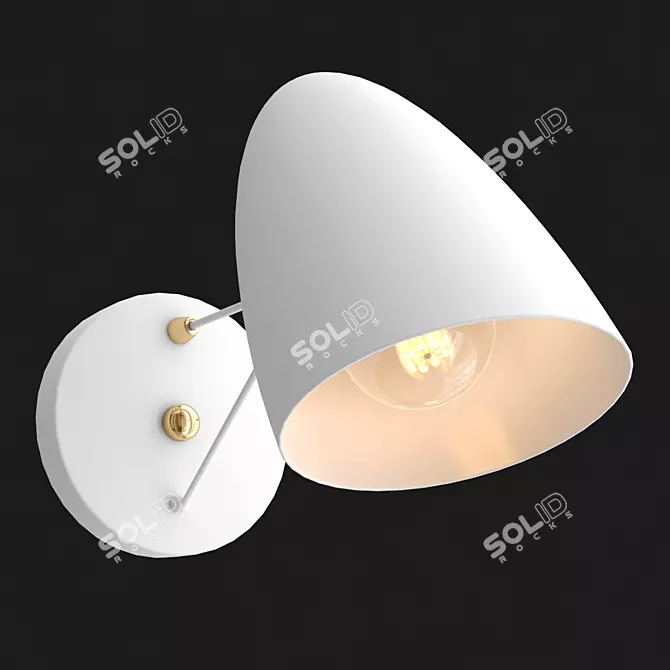 Modern Wall Sconce HUMPEN Series 3D model image 2