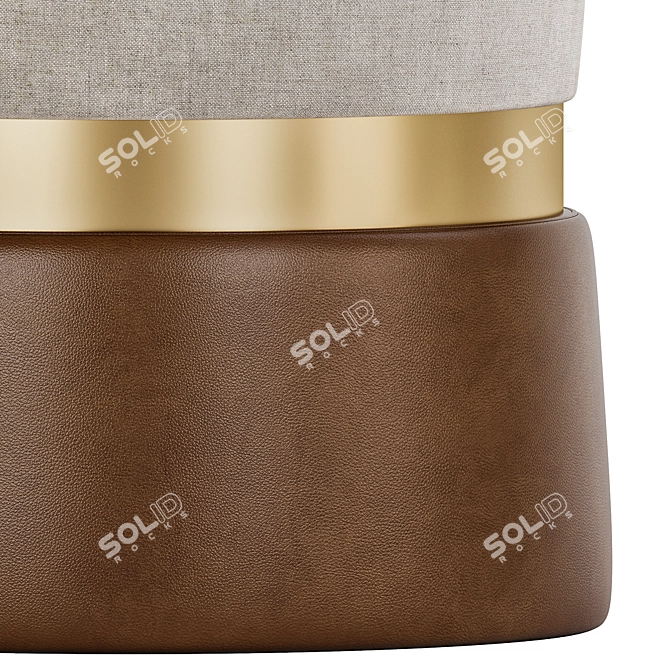 Elegant Soft Seating Solution 3D model image 2