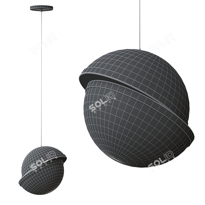 Scandi Style Lamp Collection 3D model image 2