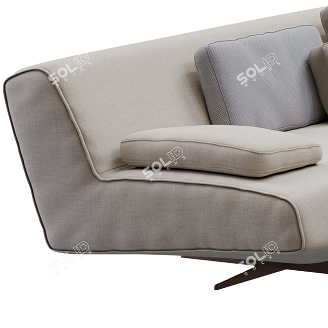 Modern Poliform Sydney Option Furniture 3D model image 3