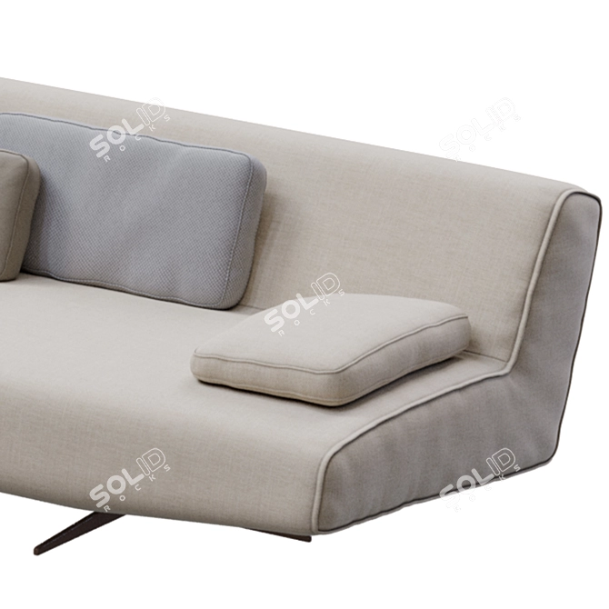 Modern Poliform Sydney Option Furniture 3D model image 7
