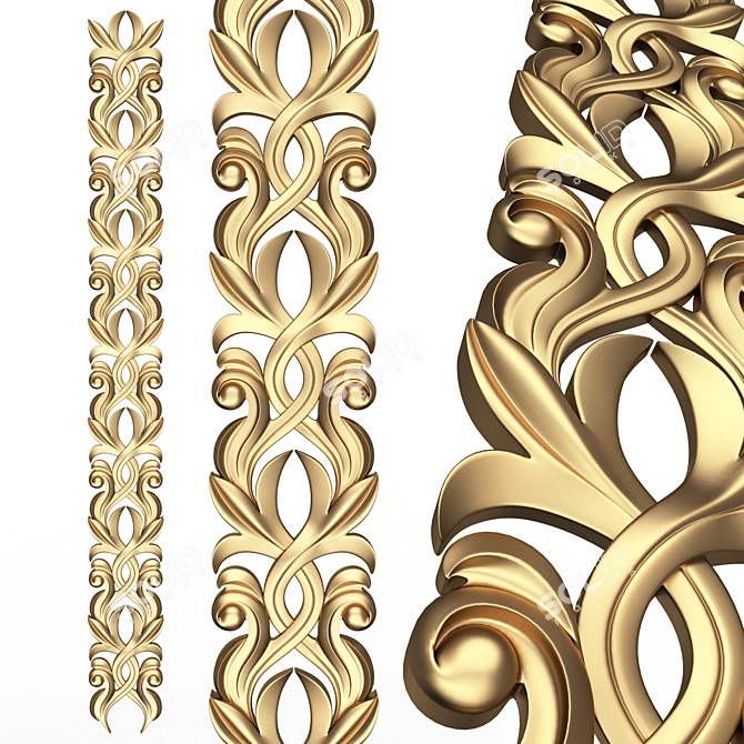 Enhanced Ornamental 3D Model Kit 3D model image 1