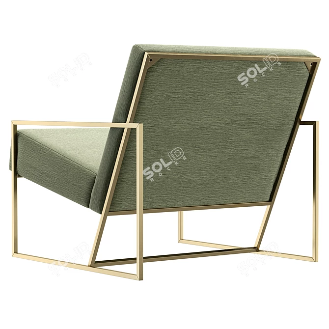 UV Unwrapped Lounge Chair in Real Size 3D model image 4