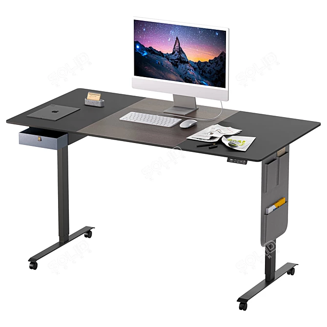 ErgoTech Standing Desk Solution 3D model image 2