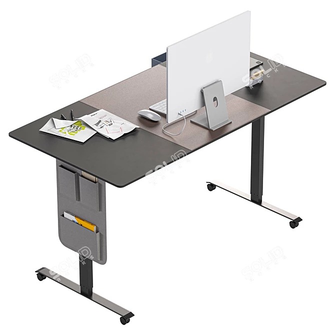 ErgoTech Standing Desk Solution 3D model image 5