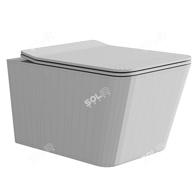 Teka Formentera Wall-Hung Toilet 3D model image 3