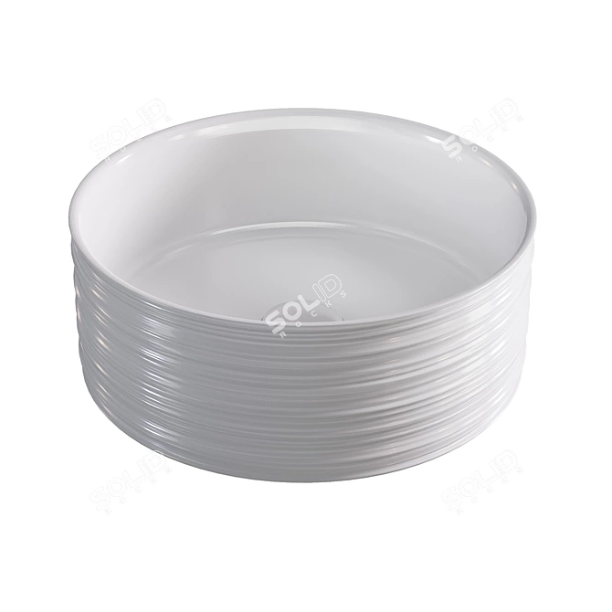 Valdama TRACE Sink Collection 3D model image 4