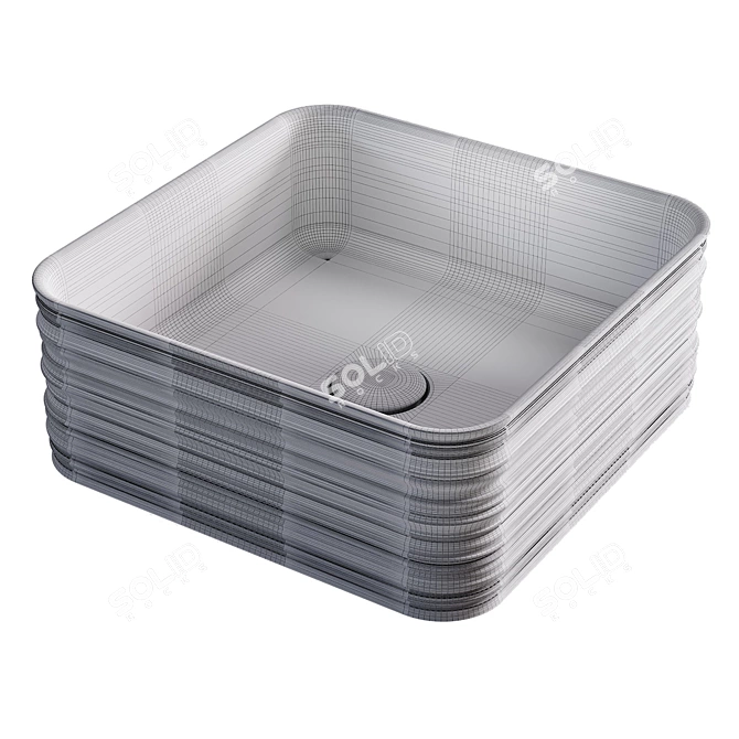 Valdama TRACE Sink Collection 3D model image 5