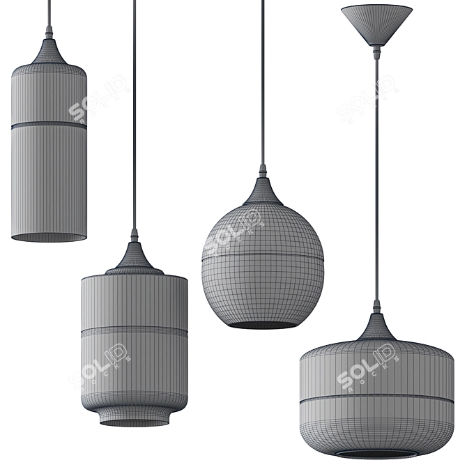 Sophisticated Avenue Lighting Pendant 3D model image 2