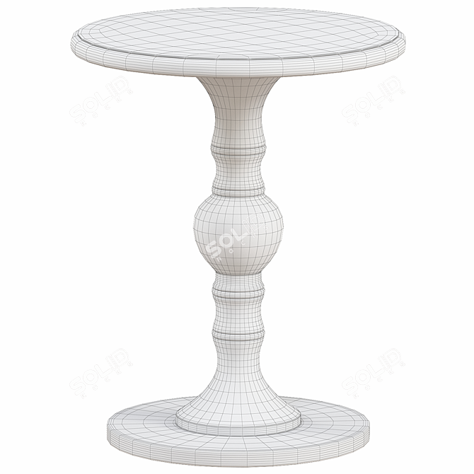 Contemporary Brighton Side Table 2013 3D model image 2