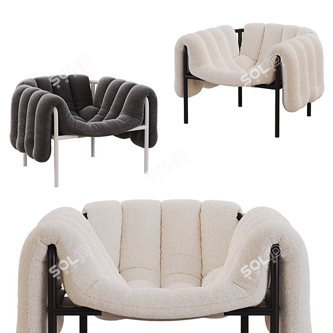 Cloud Comfort Lounge Chair 3D model image 7