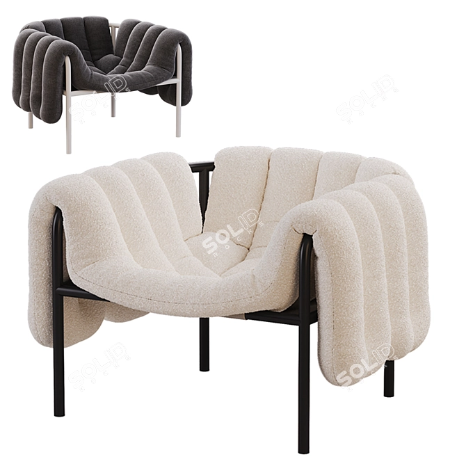 Cloud Comfort Lounge Chair 3D model image 8