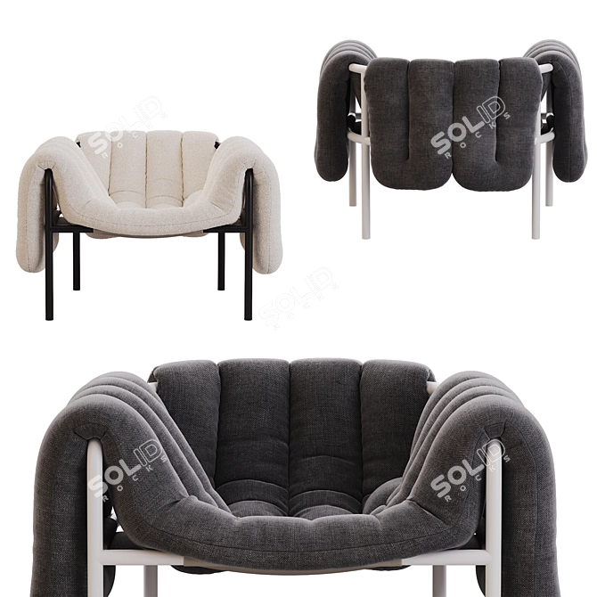 Cloud Comfort Lounge Chair 3D model image 10