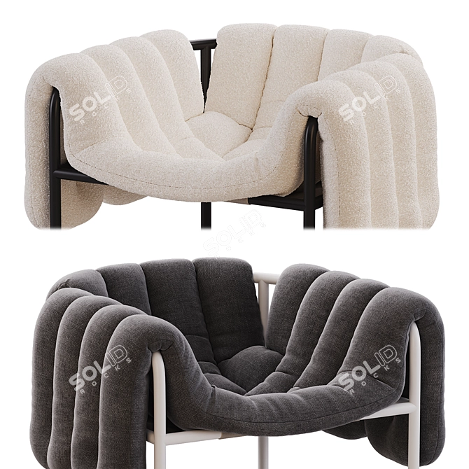 Cloud Comfort Lounge Chair 3D model image 11