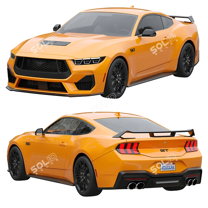 Ford Mustang GT 2023 - Seventh Generation 3D model image 1