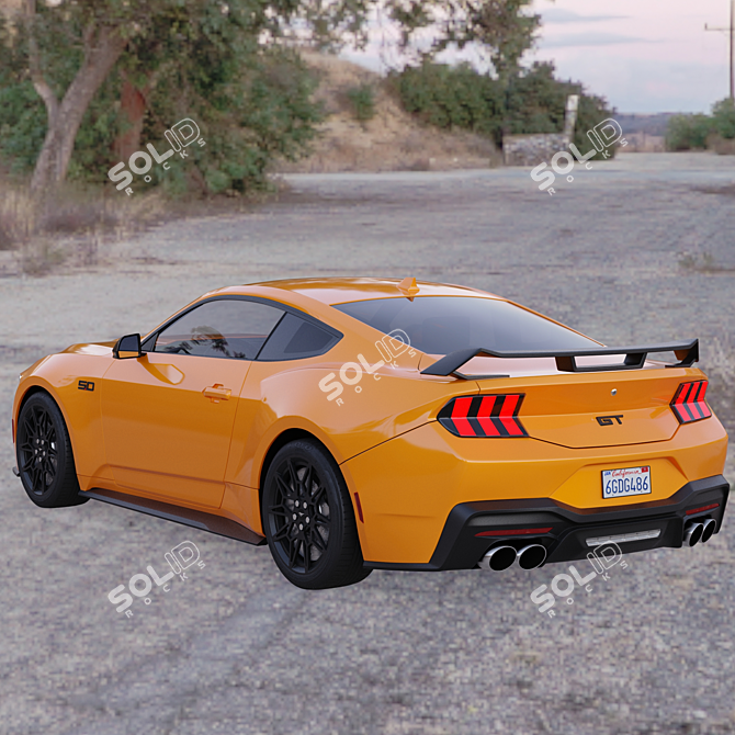 Ford Mustang GT 2023 - Seventh Generation 3D model image 6