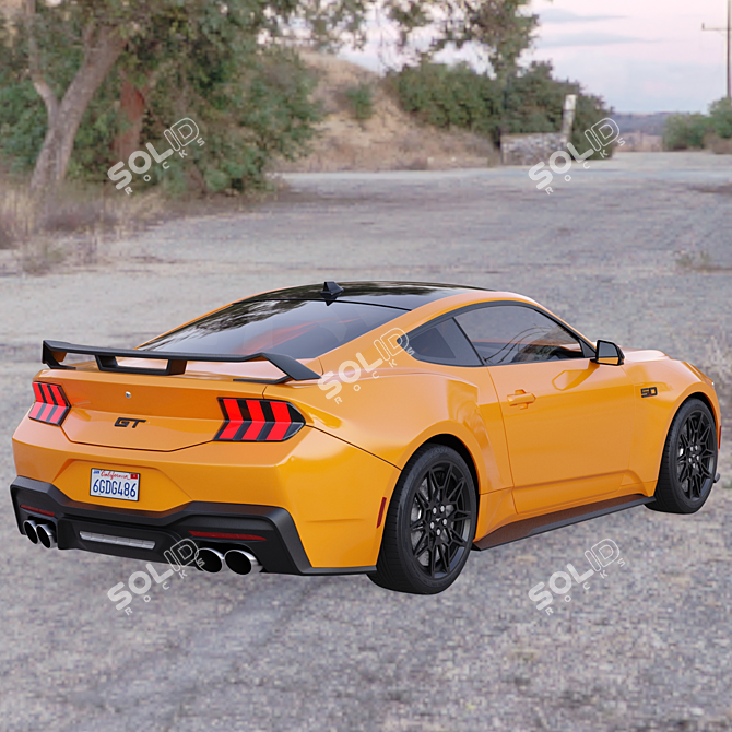 Ford Mustang GT 2023 - Seventh Generation 3D model image 11