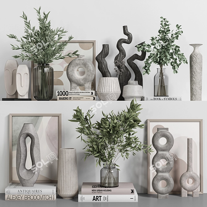  Versatile Decor Set Vol053 3D model image 1