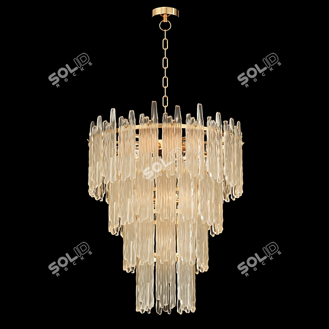 Elegant Saint Roch Chandelier Design 3D model image 3