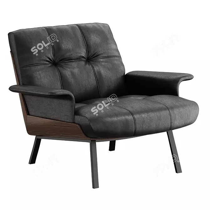 Daiki Armchairs | Minotti Design 3D model image 2