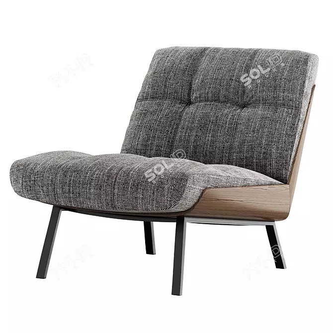 Daiki Armchairs | Minotti Design 3D model image 3