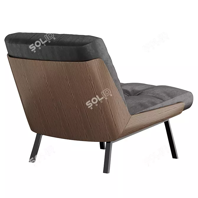 Daiki Armchairs | Minotti Design 3D model image 5