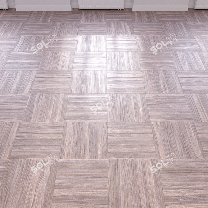 Wooden Floor 3D Model suite 3D model image 3