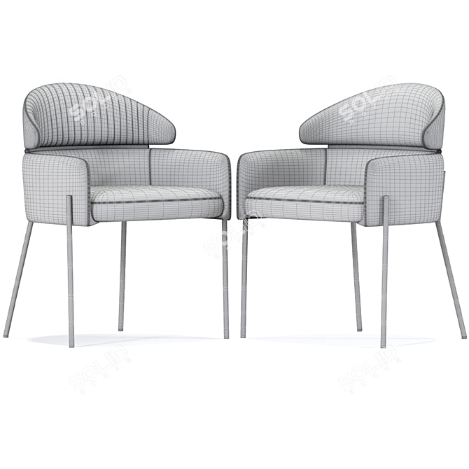 Versatile Armrest Coffee Table Solution 3D model image 3