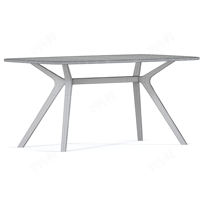 Versatile Armrest Coffee Table Solution 3D model image 4