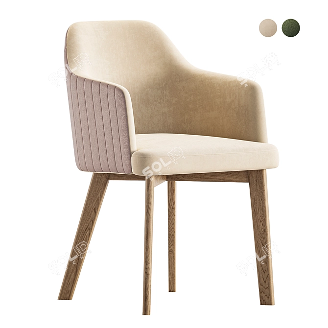 Modern Praga Chair 2017 Version 3D model image 2