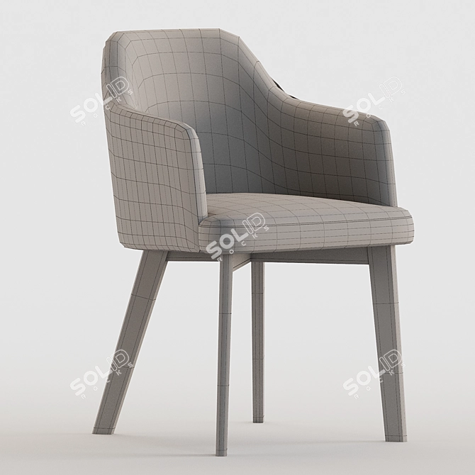 Modern Praga Chair 2017 Version 3D model image 5