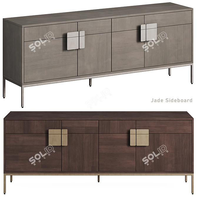 Sunpan Jade Collection Furniture 3D model image 2