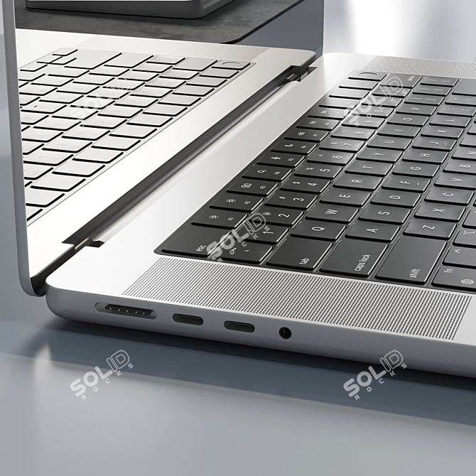 Modern Office Furniture Set 02 3D model image 5