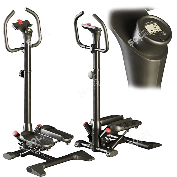 HyperFit Supertrainer G-115 Stepper 3D model image 1