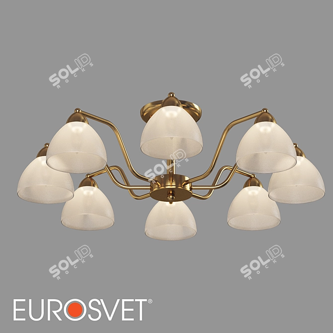 Eurosvet Carissa Ceiling Chandelier 3D model image 1