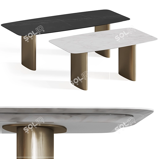 Solana Dining Tables by RoveConcepts 3D model image 1