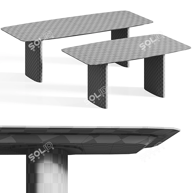 Solana Dining Tables by RoveConcepts 3D model image 5