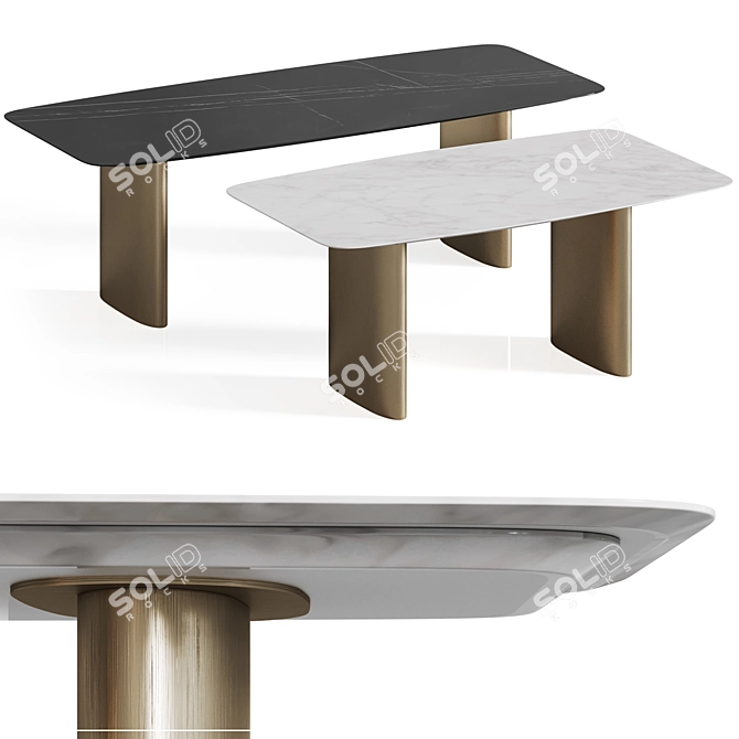 Solana Dining Tables by RoveConcepts 3D model image 6