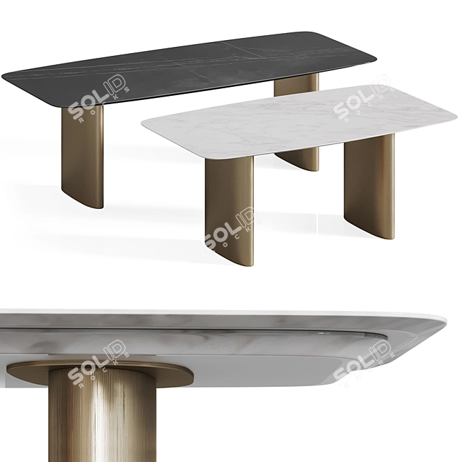 Solana Dining Tables by RoveConcepts 3D model image 7