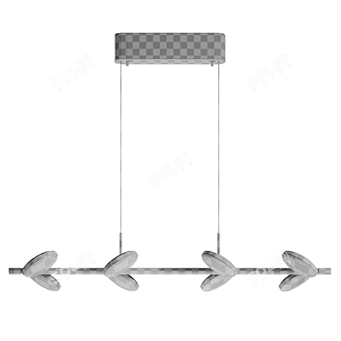 Eye Spy Adjustable Island Chandelier 3D model image 5