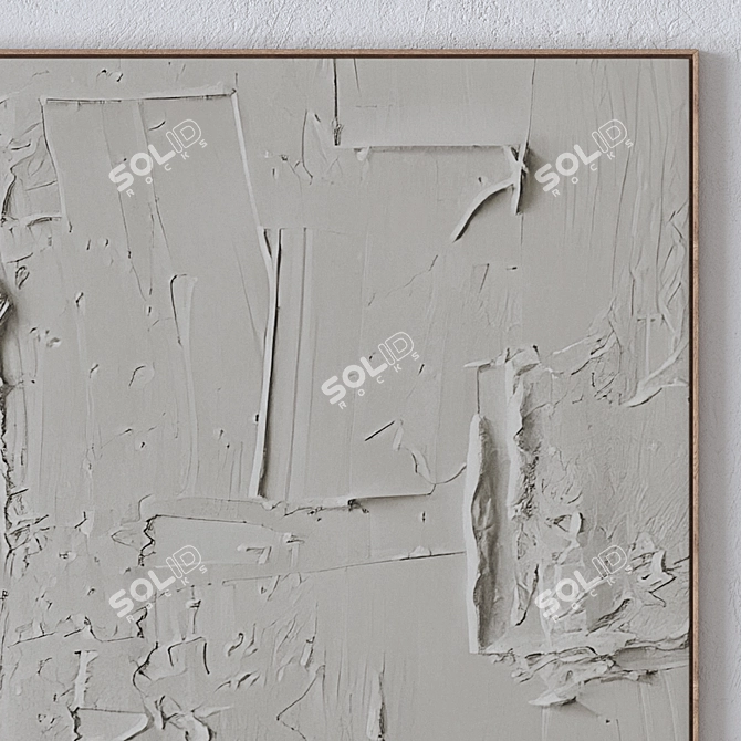 Modern 3D Wall Frames Set 3D model image 3