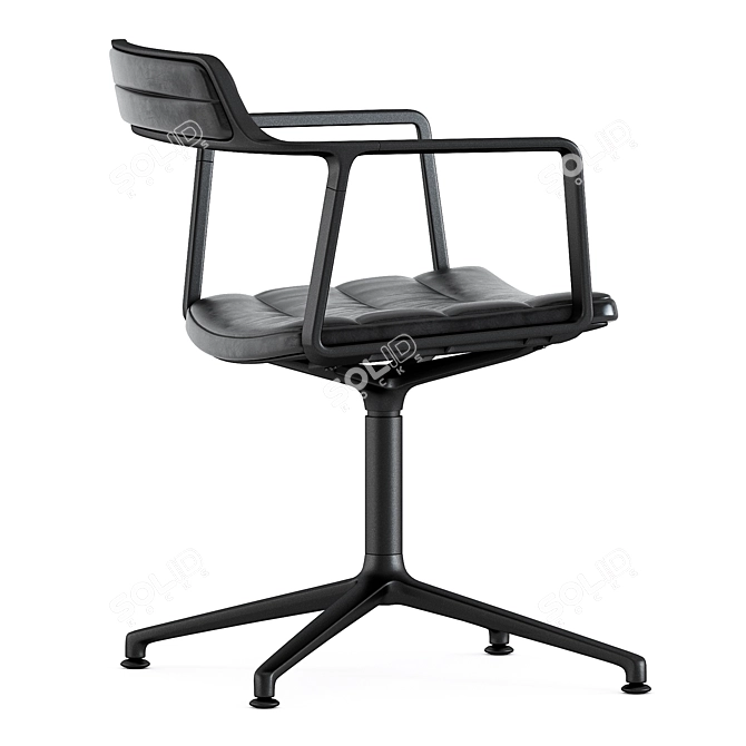  Vipp452 Swivel Chair: Sleek Design 3D model image 2