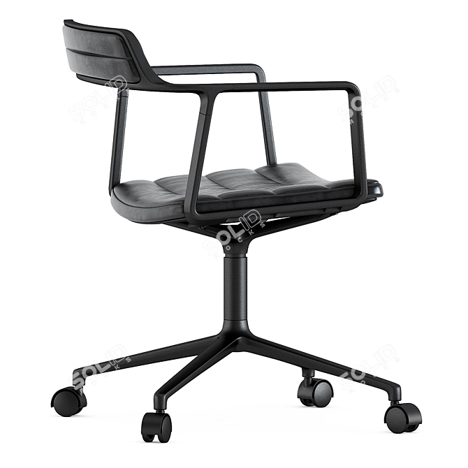  Vipp452 Swivel Chair: Sleek Design 3D model image 3