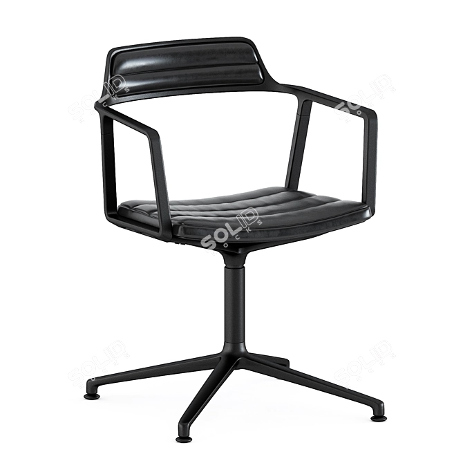  Vipp452 Swivel Chair: Sleek Design 3D model image 6