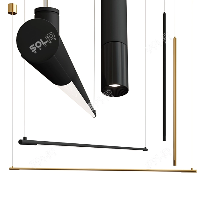 ELETTRA Modern Modular Linear Lighting 3D model image 1