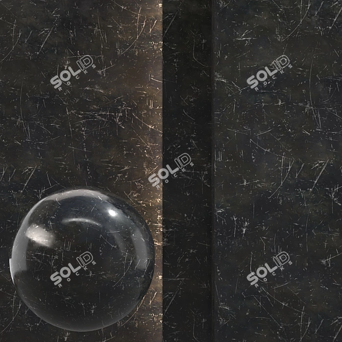 Seamless Metal Texture Pack 3D model image 1