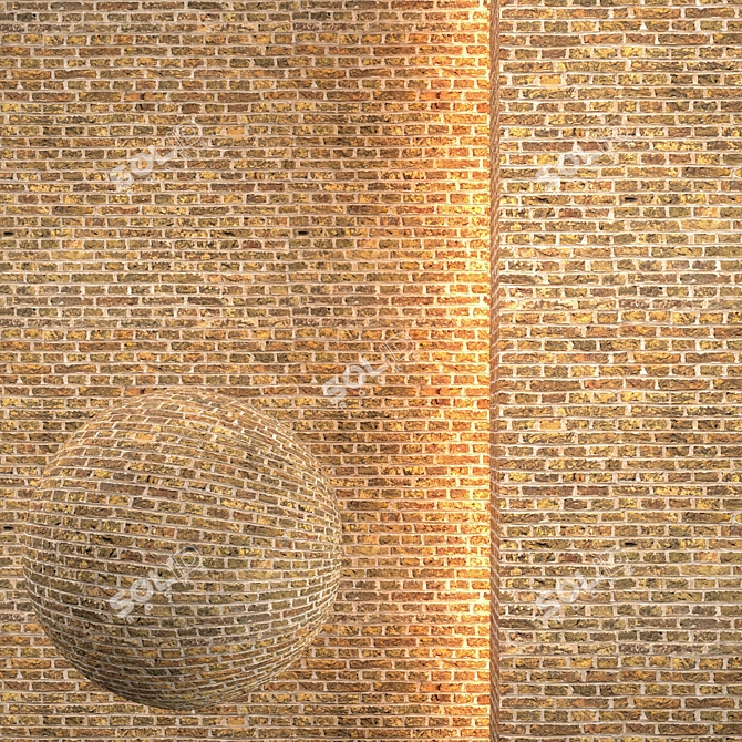 Seamless Texture Pack Brick-046 3D model image 1