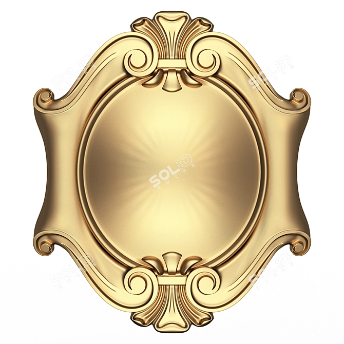 High-Resolution Cartouche 3D Model 3D model image 1