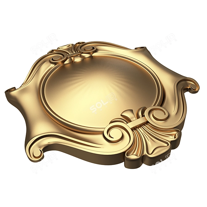 High-Resolution Cartouche 3D Model 3D model image 5